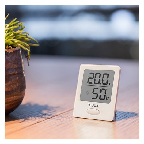 Duux | White | LCD display | Hygrometer + Thermometer | Sense - 6